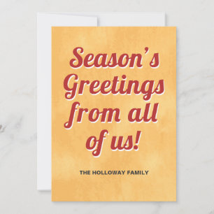 Cartes Pour Fêtes Annuelles Vœux de la saison