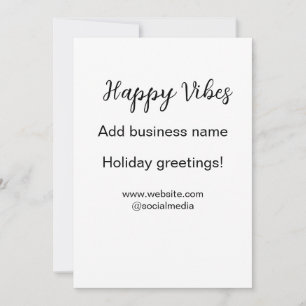 Cartes Pour Fêtes Annuelles Vœux de Noël ambiance joyeuse affaires y