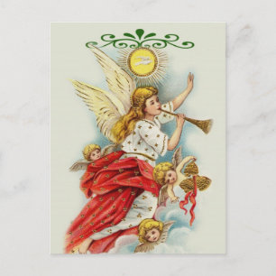 Cartes Pour Fêtes Annuelles voeux de Noël anges