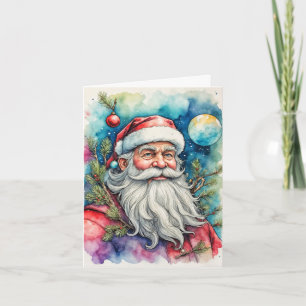Cartes Pour Fêtes Annuelles Vœux de Noël du Père Noël