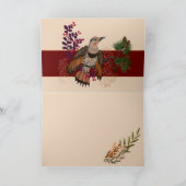 Cartes Pour Fêtes Annuelles Vœux de Noël Pic flamboyant (Intérieur)
