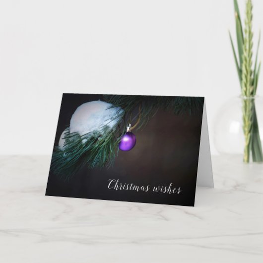 Cartes Pour Fêtes Annuelles Voeux de Noël remplis d'amour (Devant)