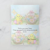 Cartes Pour Fêtes Annuelles Voeux de Pâques (Intérieur)