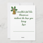 Cartes Pour Fêtes Annuelles Vœux de saison : (Dos)