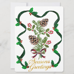 Cartes Pour Fêtes Annuelles Vœux de saison