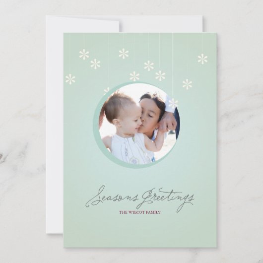 Cartes Pour Fêtes Annuelles Vœux de saison {PhotoCard} (Devant)