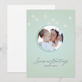 Cartes Pour Fêtes Annuelles Vœux de saison {PhotoCard} (Devant / Derrière)