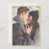 Cartes Pour Fêtes Annuelles Voeux les plus chauds Message typographique Photo  (Dos)