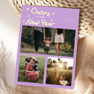 Cartes Pour Fêtes Annuelles Vœux pour la nouvelle année Wisteria Multi Photo