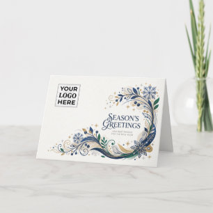 Cartes Pour Fêtes Annuelles Vœux saisonniers rétro Entreprise de vœux d'affair