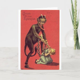 Cartes Pour Fêtes Annuelles Voici Le Krampus ! 2