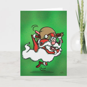 Cartes Pour Fêtes Annuelles Voici Père Noël !