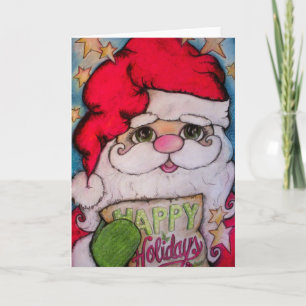 Cartes Pour Fêtes Annuelles Voici venir le père noël