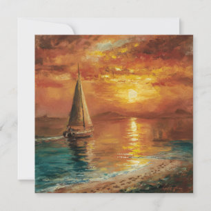 Cartes Pour Fêtes Annuelles Voile