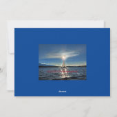 Cartes Pour Fêtes Annuelles voile d'hiver (Dos)