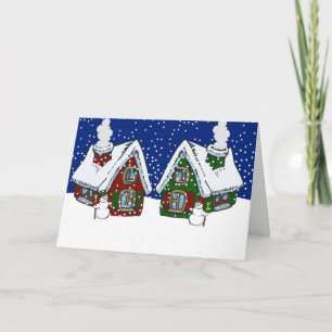 Cartes Pour Fêtes Annuelles Voisins de vacances