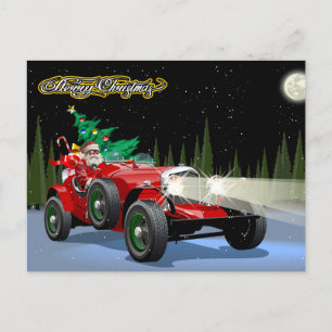 Cartes Pour Fêtes Annuelles Voiture de Noël