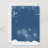 Cartes Pour Fêtes Annuelles Voiture de Noël (Dos)