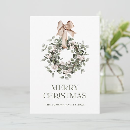 Cartes Pour Fêtes Annuelles Voix de Noël neutres de Bohême (Debout devant)