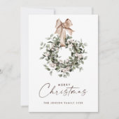 Cartes Pour Fêtes Annuelles Voix de Noël neutres de Bohême (Devant)