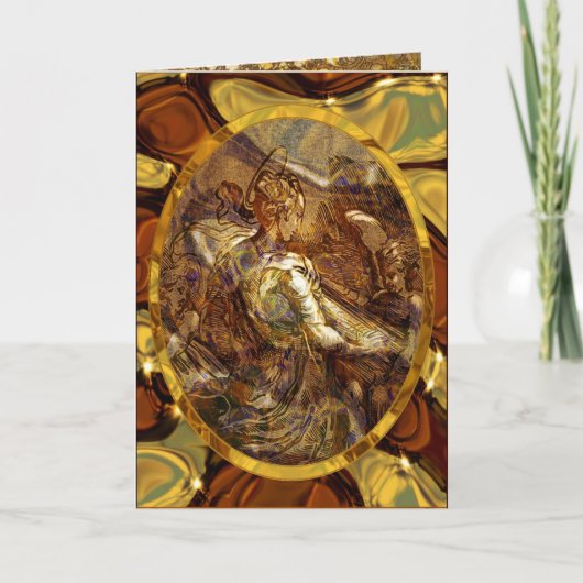 Cartes Pour Fêtes Annuelles Voix de nombreux anges Noël (Devant)