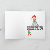 Cartes Pour Fêtes Annuelles Vol avant Noël (Intérieur)