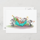 Cartes Pour Fêtes Annuelles Vol de biscuits de Noël (Devant / Derrière)