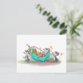 Cartes Pour Fêtes Annuelles Vol de biscuits de Noël (Debout devant)