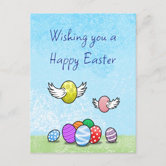 Cartes Pour Fêtes Annuelles Voler les oeufs de Pâques (Devant)
