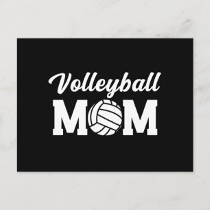 Cartes Pour Fêtes Annuelles Volleyball Maman Mignonne Maman Vie