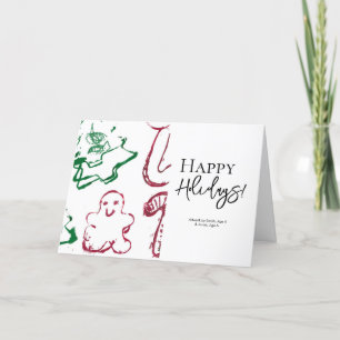 Cartes Pour Fêtes Annuelles Vos enfants Art Photo personnalisée Noël