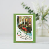 Cartes Pour Fêtes Annuelles Vos Joyeux Noël (Debout devant)