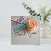 Cartes Pour Fêtes Annuelles Votre générosité est appréciée (Debout devant)