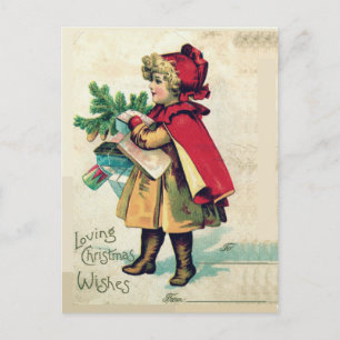 Cartes Pour Fêtes Annuelles Votre Nom Aimer Noël Souhaite Chaperon Rouge