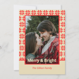 Cartes Pour Fêtes Annuelles votre nom faux motif