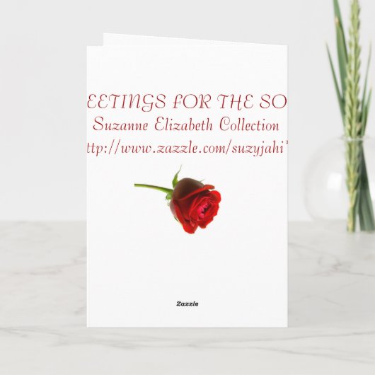 CARTES POUR FÊTES ANNUELLES VOUS AIMER COLLECTION DE CADEAUX (Dos)