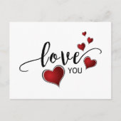 Cartes Pour Fêtes Annuelles Vous aimez Valentine (Devant)