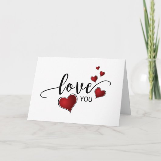 Cartes Pour Fêtes Annuelles Vous aimez Valentine (Devant)