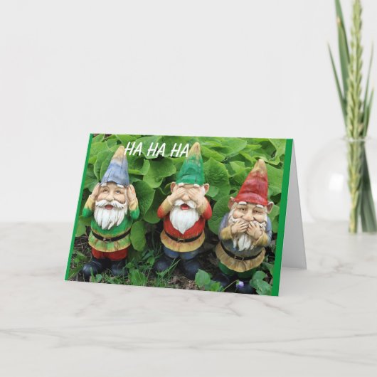 CARTES POUR FÊTES ANNUELLES VOUS AVEZ ENTENDU VOUS FAIRE L'HUMOUR DE NOËL * NA (Devant)