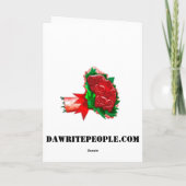 Cartes Pour Fêtes Annuelles Vous avez manqué (Dos)