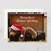 Cartes Pour Fêtes Annuelles Vous avez manqué à Noël (Devant / Derrière)