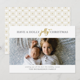 CARTES POUR FÊTES ANNUELLES VOUS AVEZ UN NOËL JOYEUX AVEC DU HOUX PHOTO PLATE