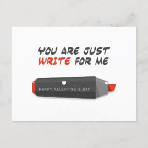 Cartes Pour Fêtes Annuelles Vous Écrivez Juste Pour Moi Saint Valentin