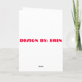 Cartes Pour Fêtes Annuelles Vous Envoyer Un Message D'Amour (Dos)