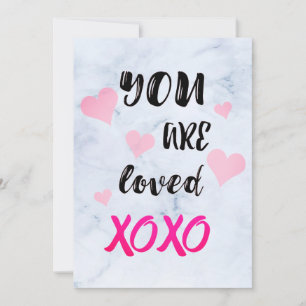 Cartes Pour Fêtes Annuelles VOUS ÊTES AMOUREUX XOXO Valentine's Day Card