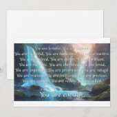 Cartes Pour Fêtes Annuelles Vous Êtes Assez - autocollants (Devant / Derrière)