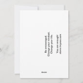 Cartes Pour Fêtes Annuelles Vous Êtes Assez - autocollants (Dos)