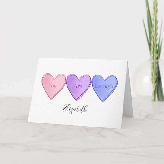 Cartes Pour Fêtes Annuelles Vous êtes assez Saint-Valentin (Devant)