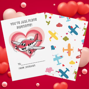 Cartes Pour Fêtes Annuelles Vous êtes Avion Awesome Avion Enfants Saint Valent