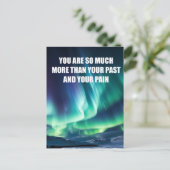 Cartes Pour Fêtes Annuelles Vous Êtes Beaucoup Plus Que Votre Passé (Debout devant)